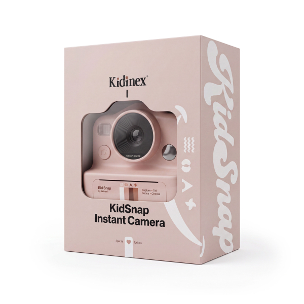 KidiNex ®  KidSnap™ – Sofortbildkamera für Kinder – Rosa