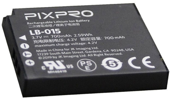 Kodak Pixpro-Batterie LB-015 für WPZ 2