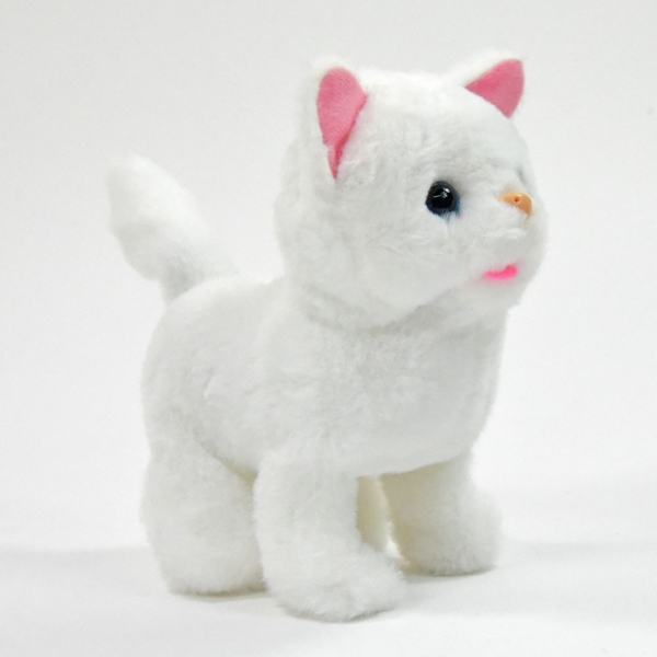 Kögler Laufende Plüschkatze Narla mit Sound,11x17x16cm