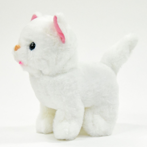 Kögler Laufende Plüschkatze Narla mit Sound,11x17x16cm