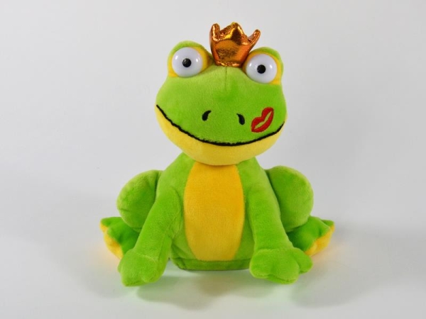 Kögler Laber-Frosch "Otto", plappert alles nach, inkl. Batterien, 18x18,5x12cm