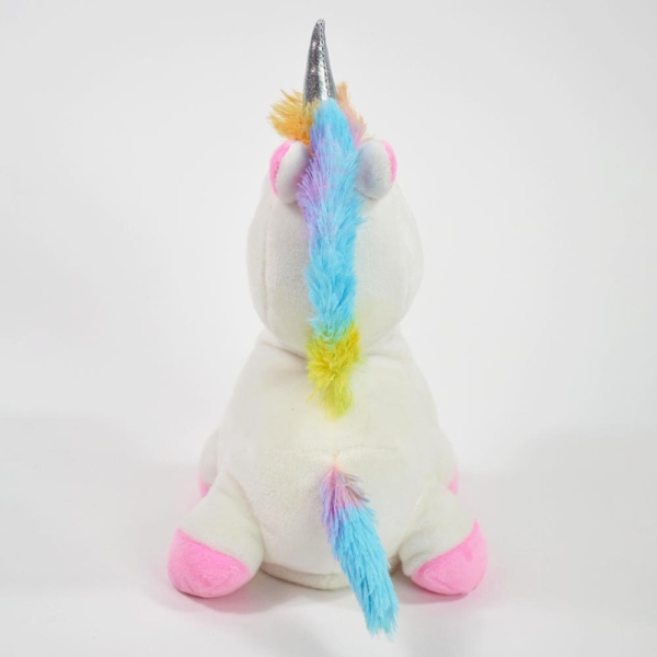 Kögler Laber-Einhorn "Snowflake", plappert alles nach, inkl. Batterien,  ca. 20cm hoch