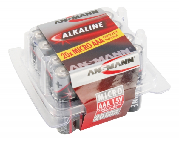 Ansmann Alkaline Micro AAA/LR03 20er Box Batterien