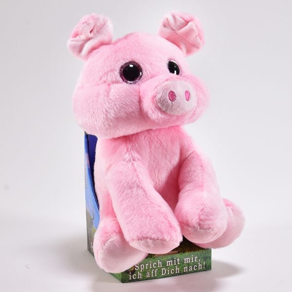 Laber-Schwein "Moritz" inkl. Batterien 20x16x17cm