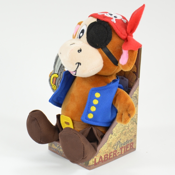 Kögler Laber-Piraten Affe "Jack", inkl. Batterien, 18x18,5x13cm