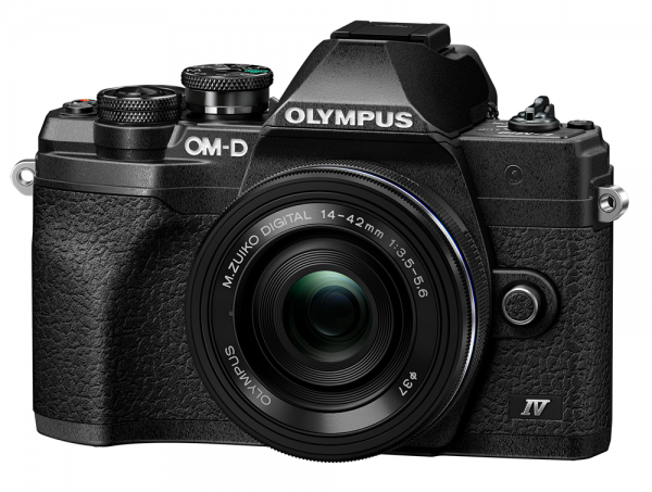 Olympus OM-D E-M10 Mark IV + 14-42mm 3.5-5.6 EZ Pancake schwarz