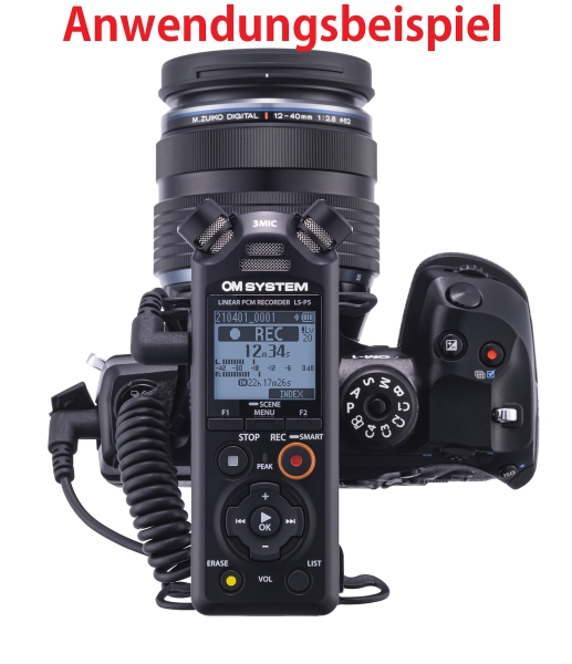 OM SYSTEM LS-P5 Videographer Kit Audio Recorder
