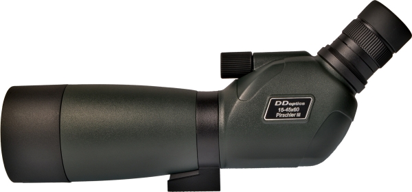 DDoptics Spektiv Pirschler 15-45x60 S Gen3 inkl. Tasche | Einblick schräg