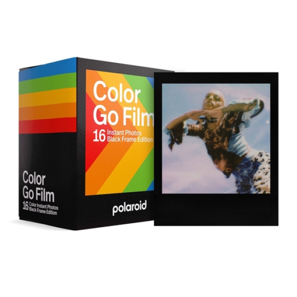 Polaroid GO Color Double Sofortbildfilm Doppelpack 2x 8 Aufnahmen Black Frame