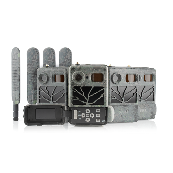 ZEISS Secacam 3 Vierer-Bundle inkl. 8 Batterien und 32 GB interner Speicher - 4er Pack