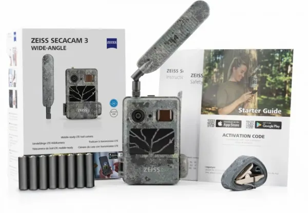 ZEISS Secacam 3 Wide-Angle inkl. 8 Batterien und 32 GB interner Speicher
