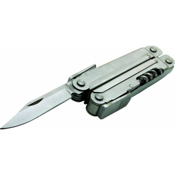 Baladéo® Multitool 'Adventure', 22 Funktionen, mit Lederetui