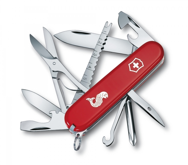 Victorinox Schweizer Offiziersmesser Fisherman, rot