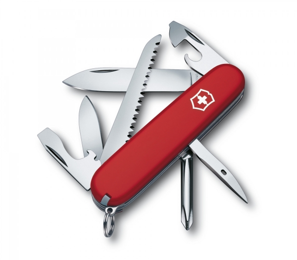 Victorinox Schweizer Offiziermesser Hiker, rot