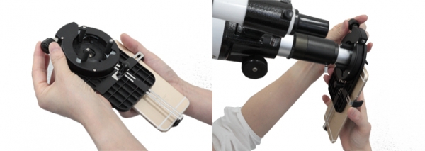 Vixen Smartphoneadapter Smartphone Adapter  für Fernglas · Teleskop · Spektiv · Mikroskop